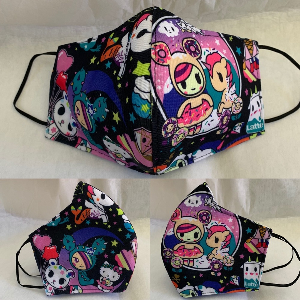 Kids TOKIDOKI face mask with filter